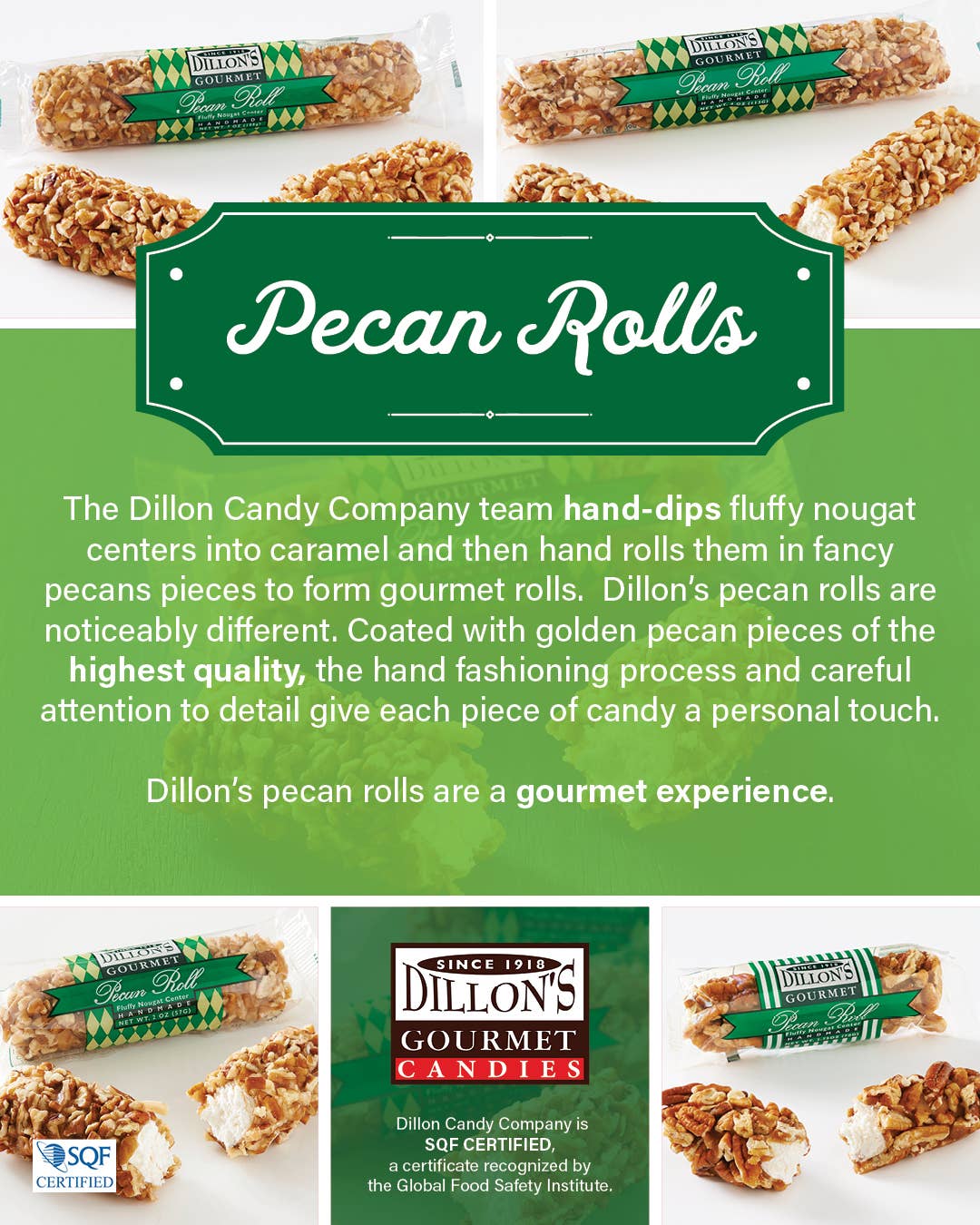 Pecan Log Roll, 4 oz.