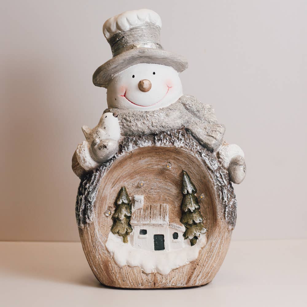 Polar Snowman with LED Lights