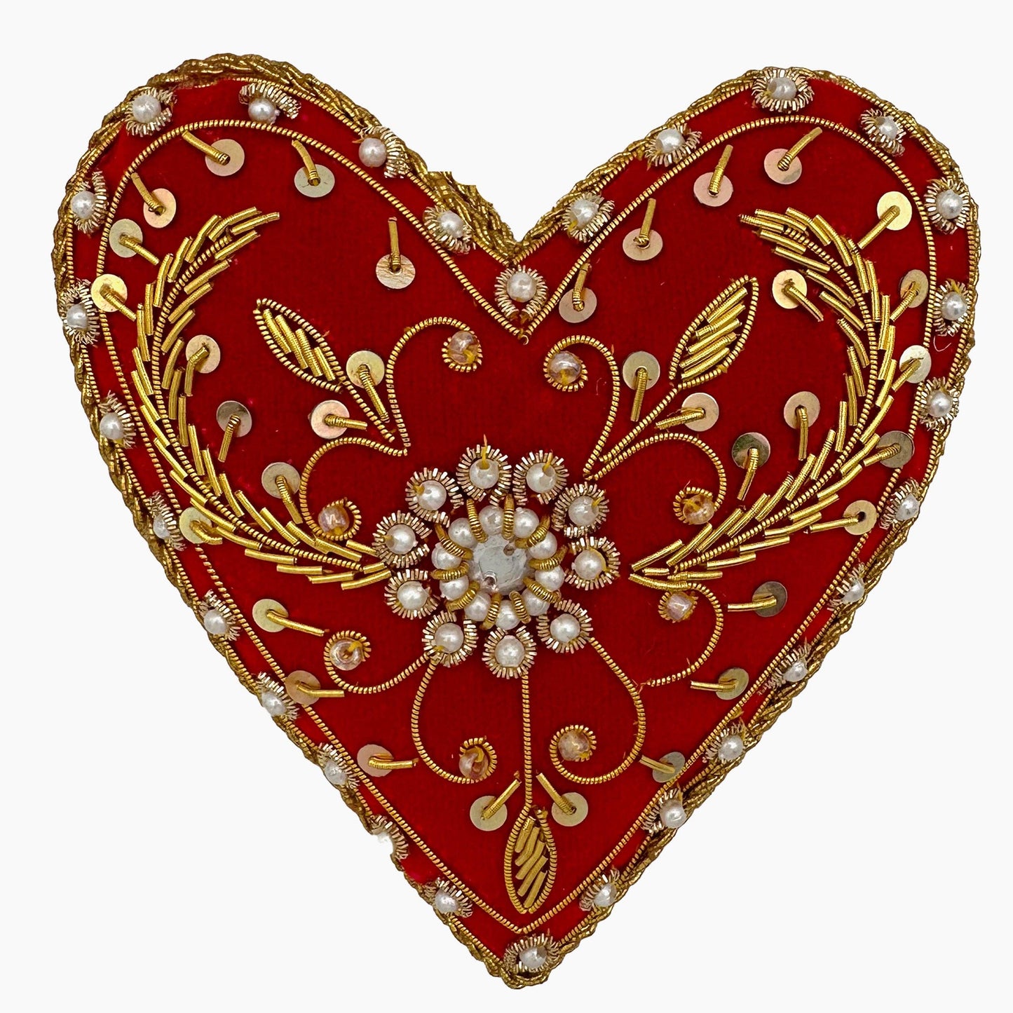 Pearl Heart Ornament