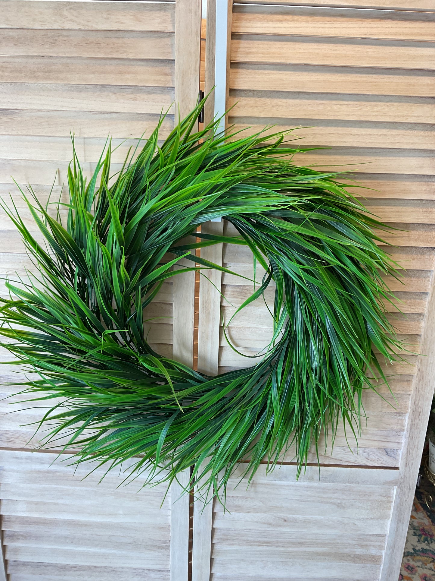 24 in UV Artificial Grass Wreath