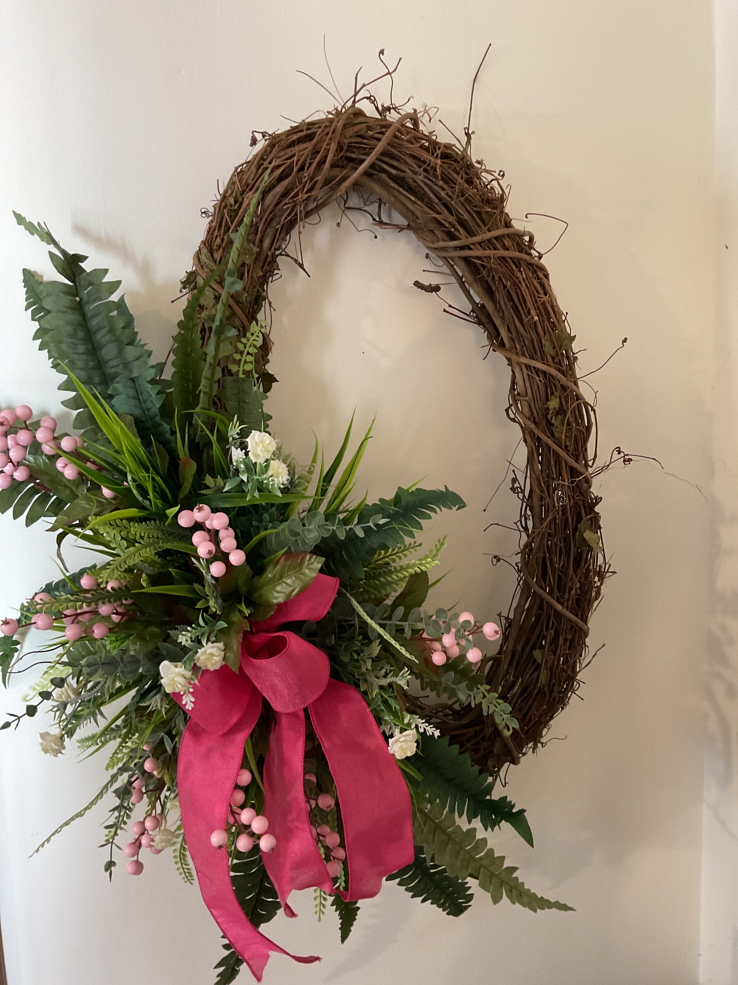 Summer Grapevine Wreath