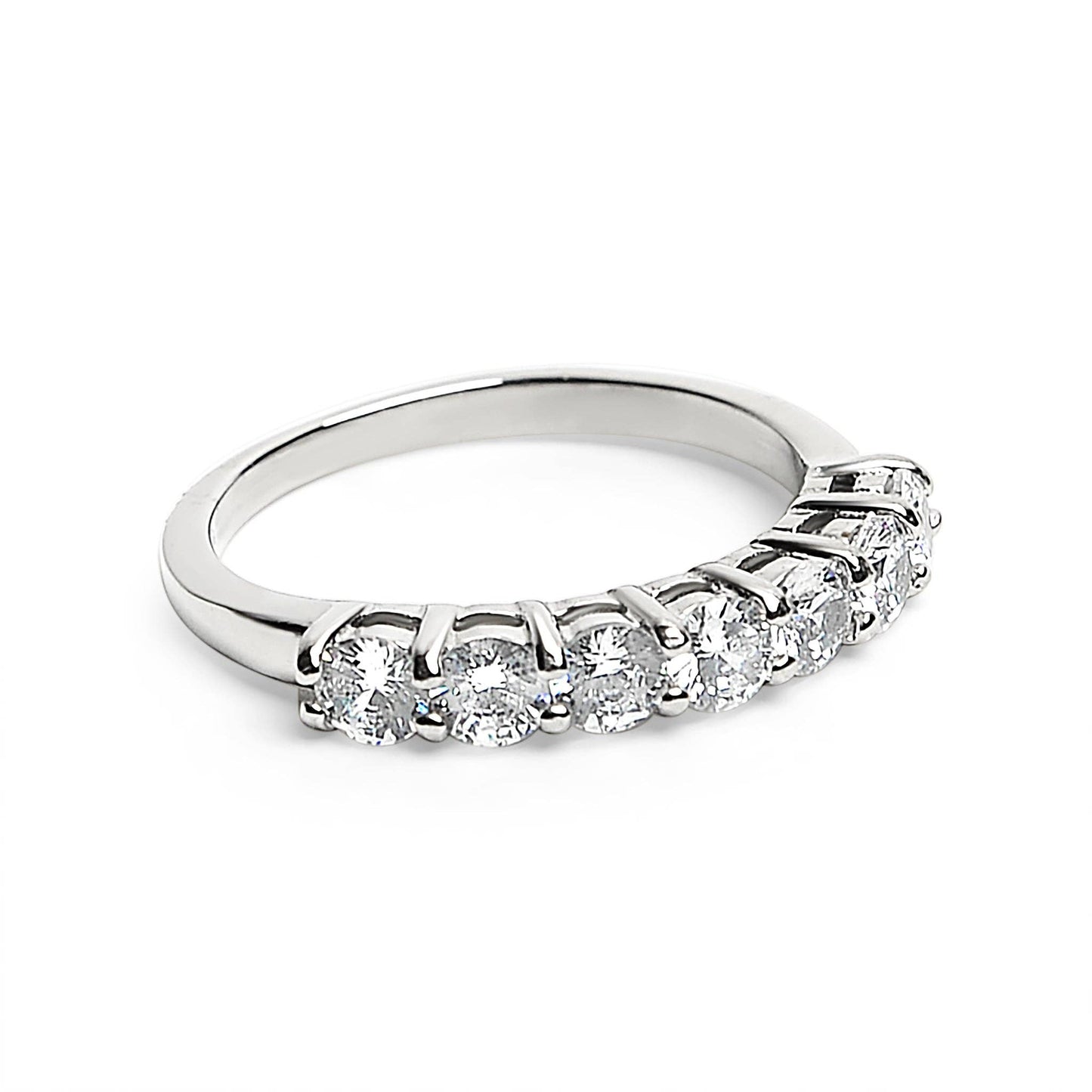 Stainless Steel CZ Ring: 8