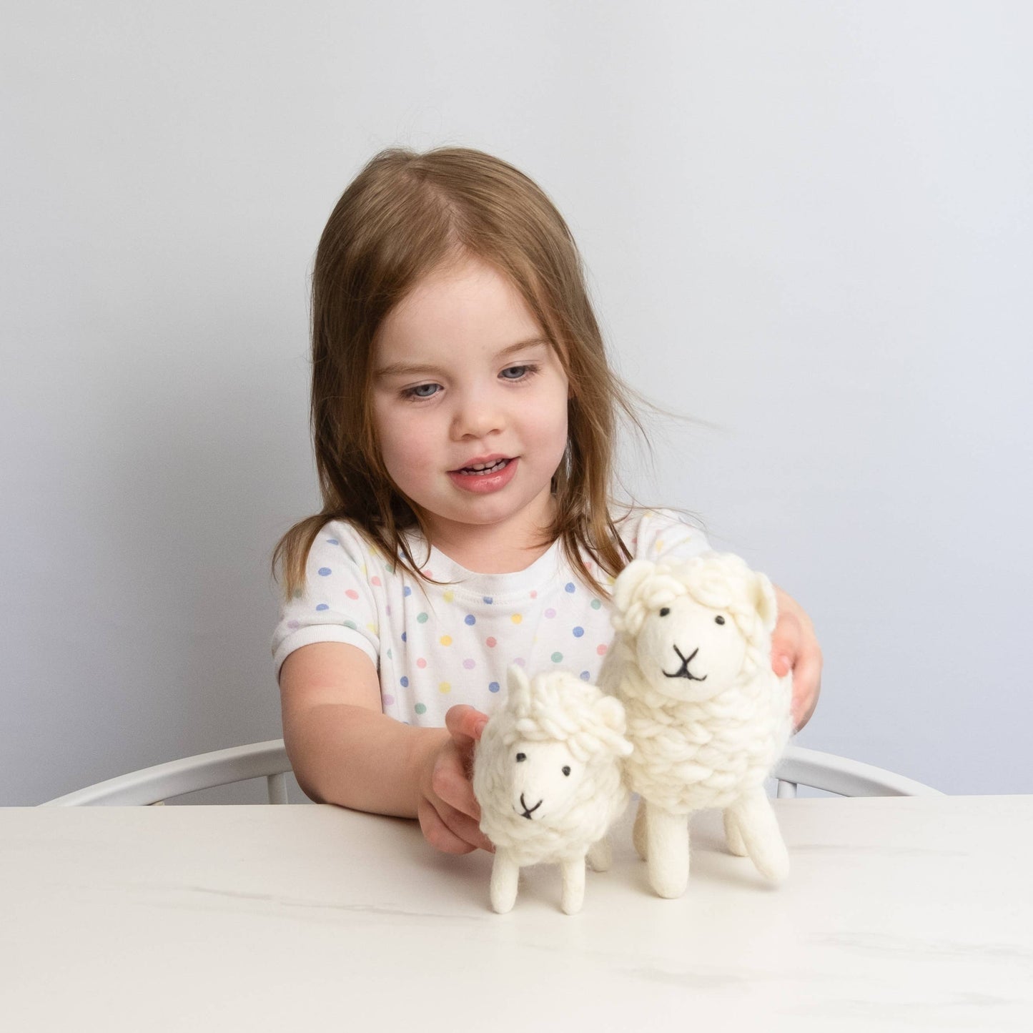 Toys - Sheep - Wool White - Small or Large: Large