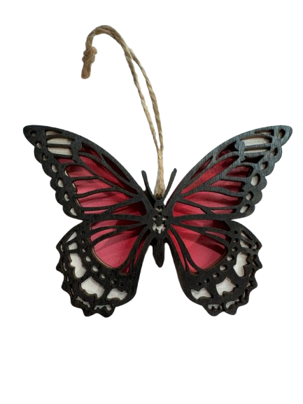 Pink Butterfly: Shelf Sitter