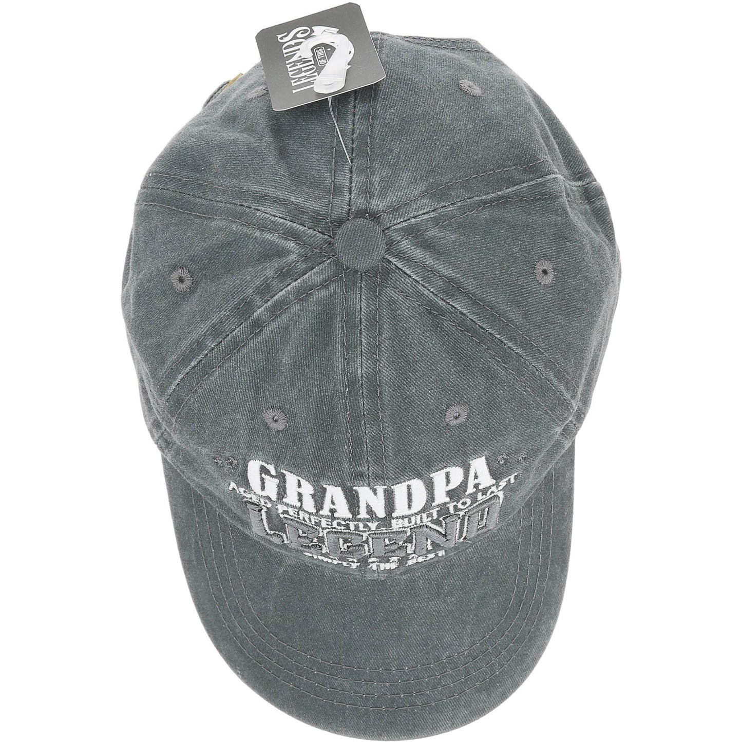 Grandpa - Dark Gray Washed Cotton Twill Hat