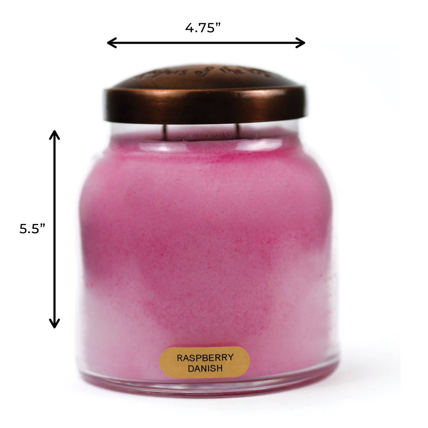 KOTL Papa Candle (34oz.) - Raspberry Danish
