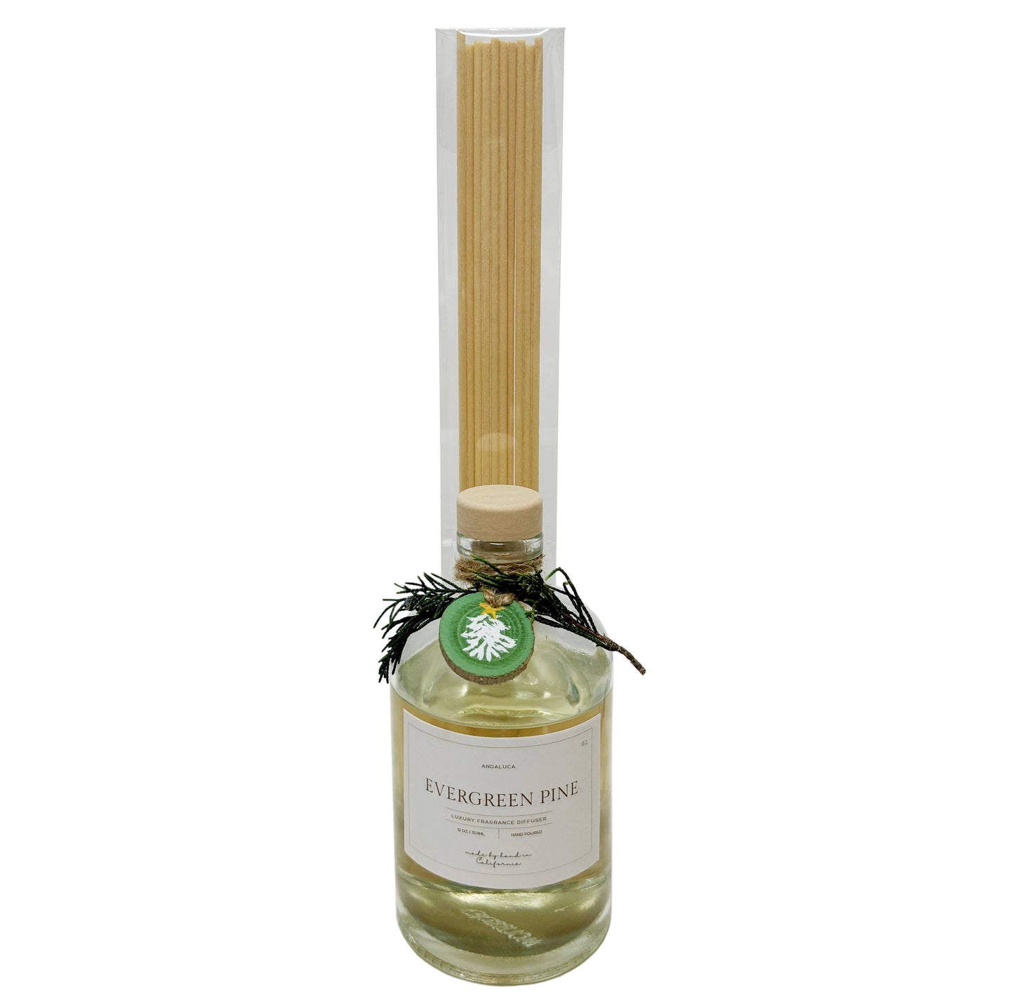 Evergreen Pine Tie Reed Diffuser TESTER