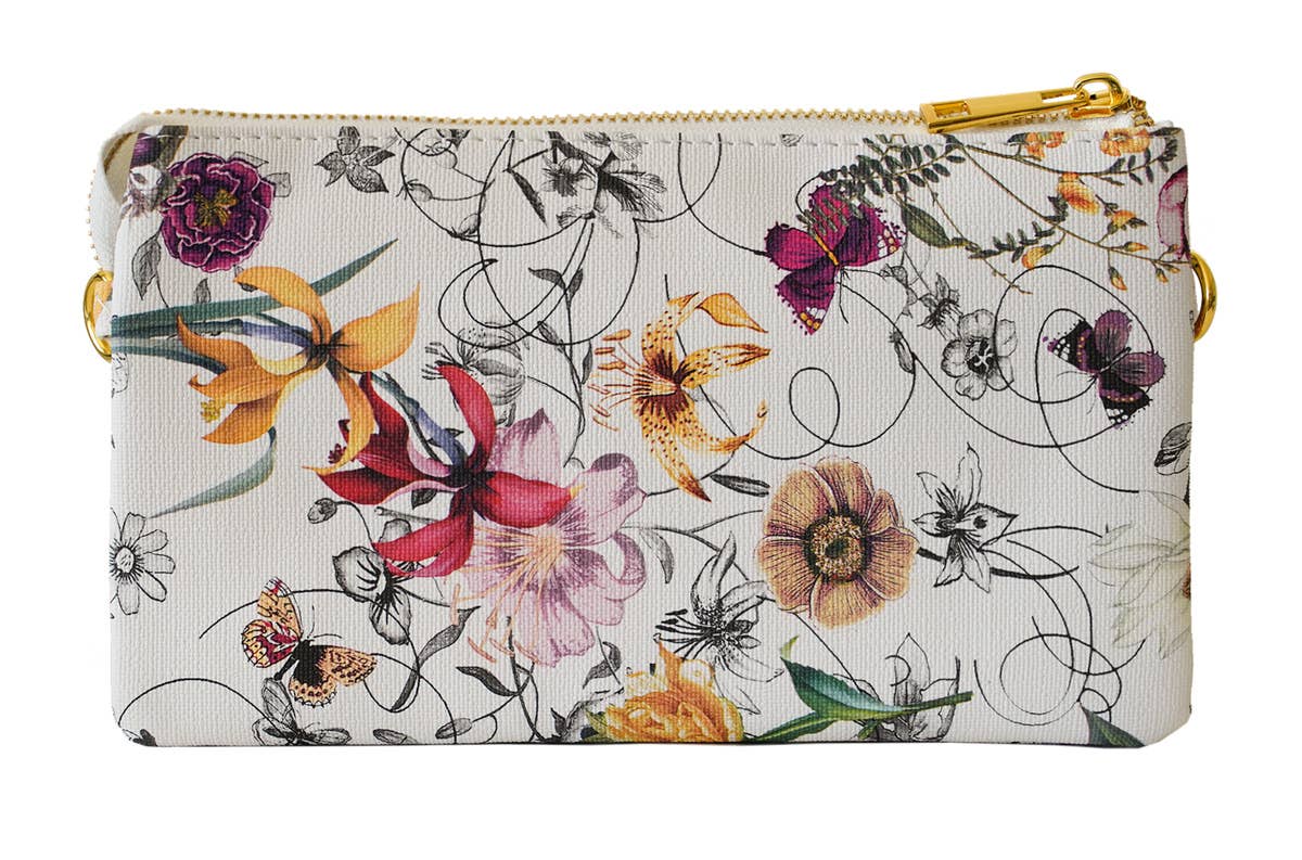 Stylish Lightweight Crossbody Organizer Bag: Rose Gold