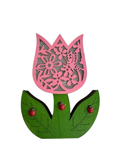 Pink Flower: Shelf Sitter