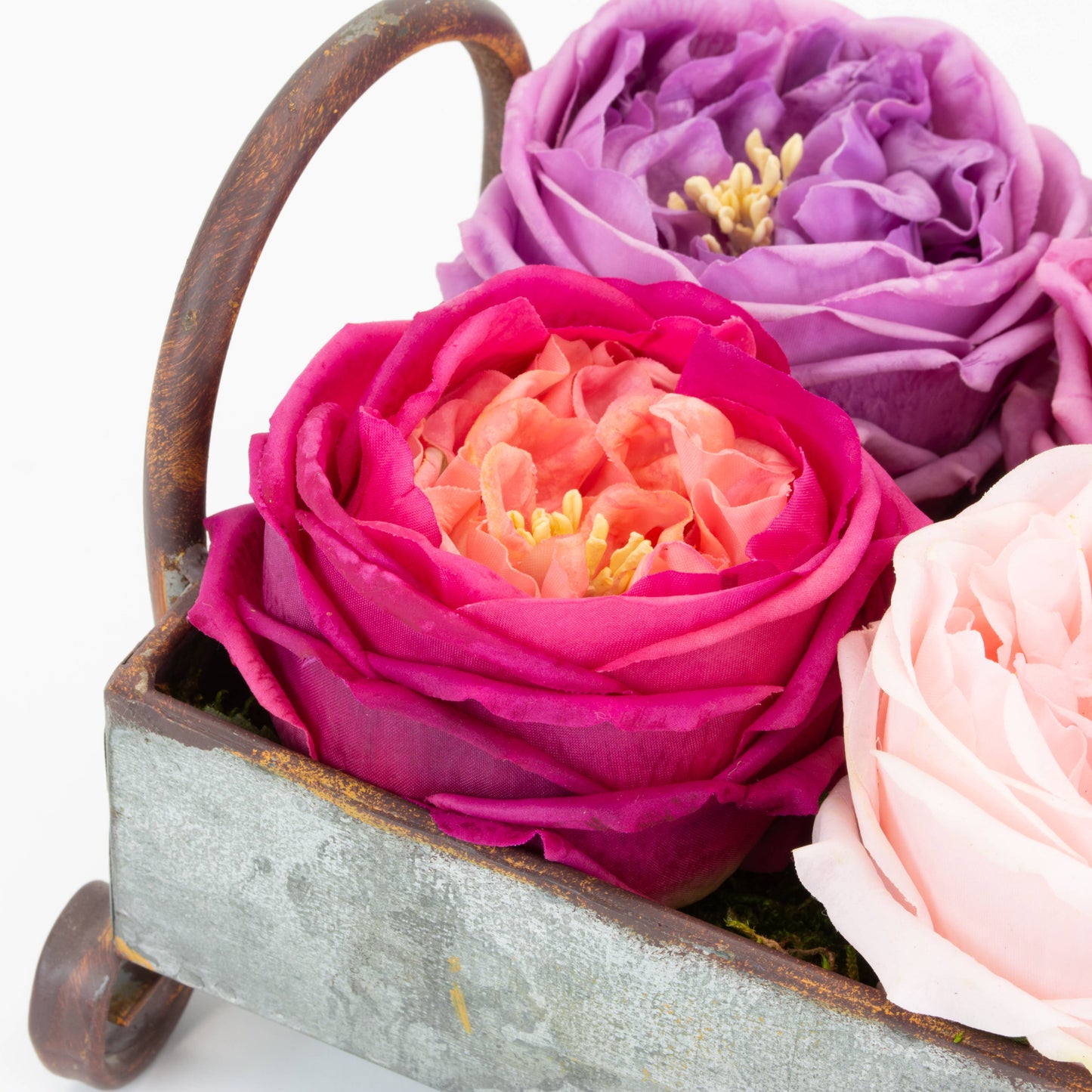Real Touch Fuchsia 17" English Rose