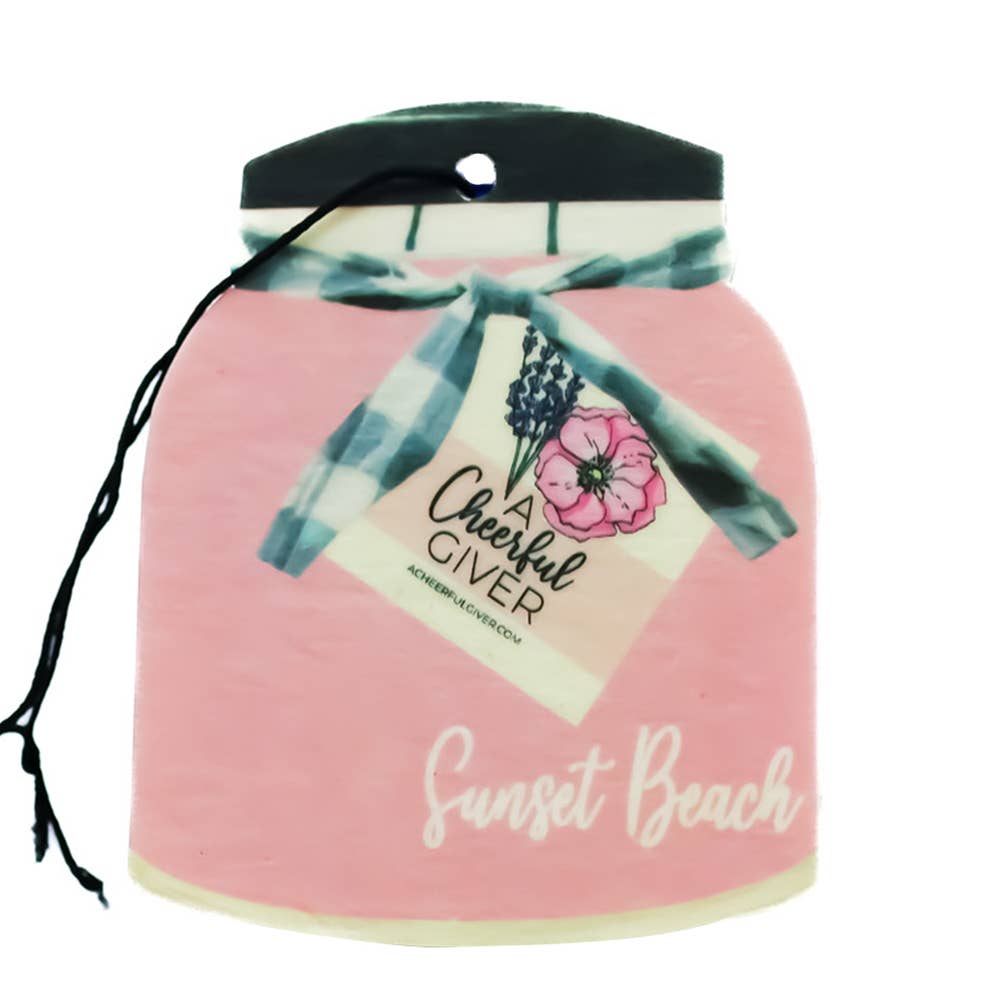 Car Air Freshener (16/box) - Sunset Beach