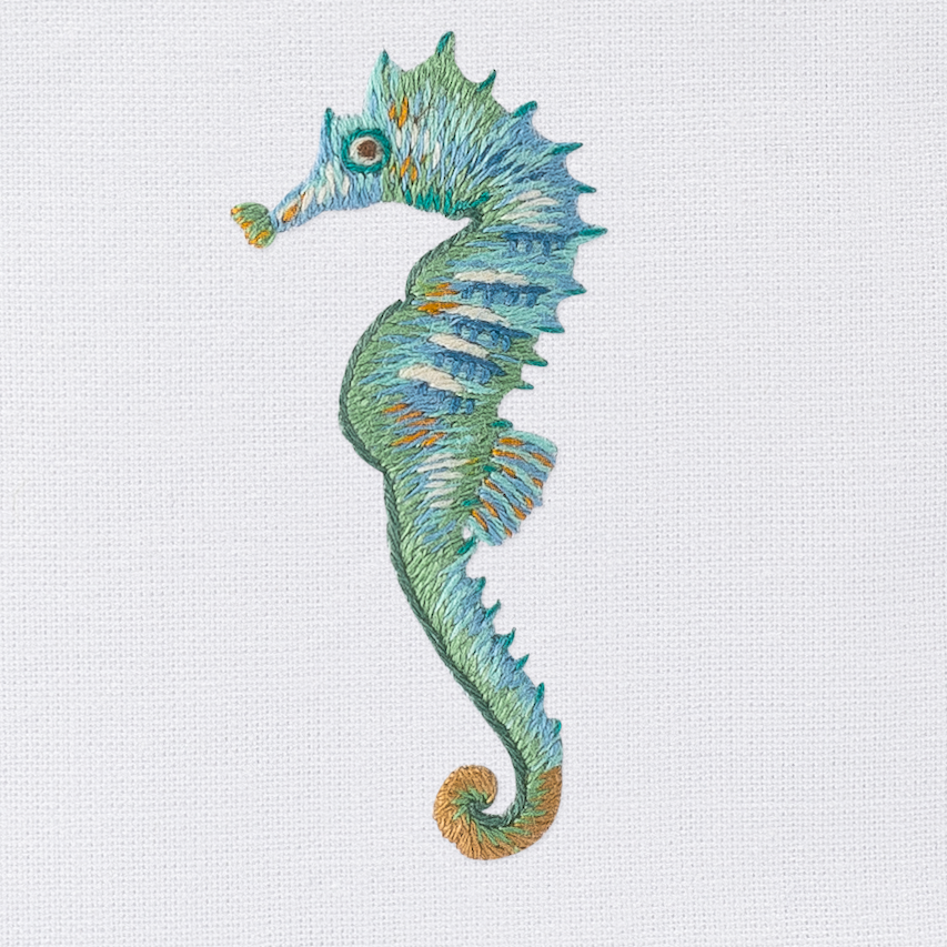 Seahorse Tissue Box Cover