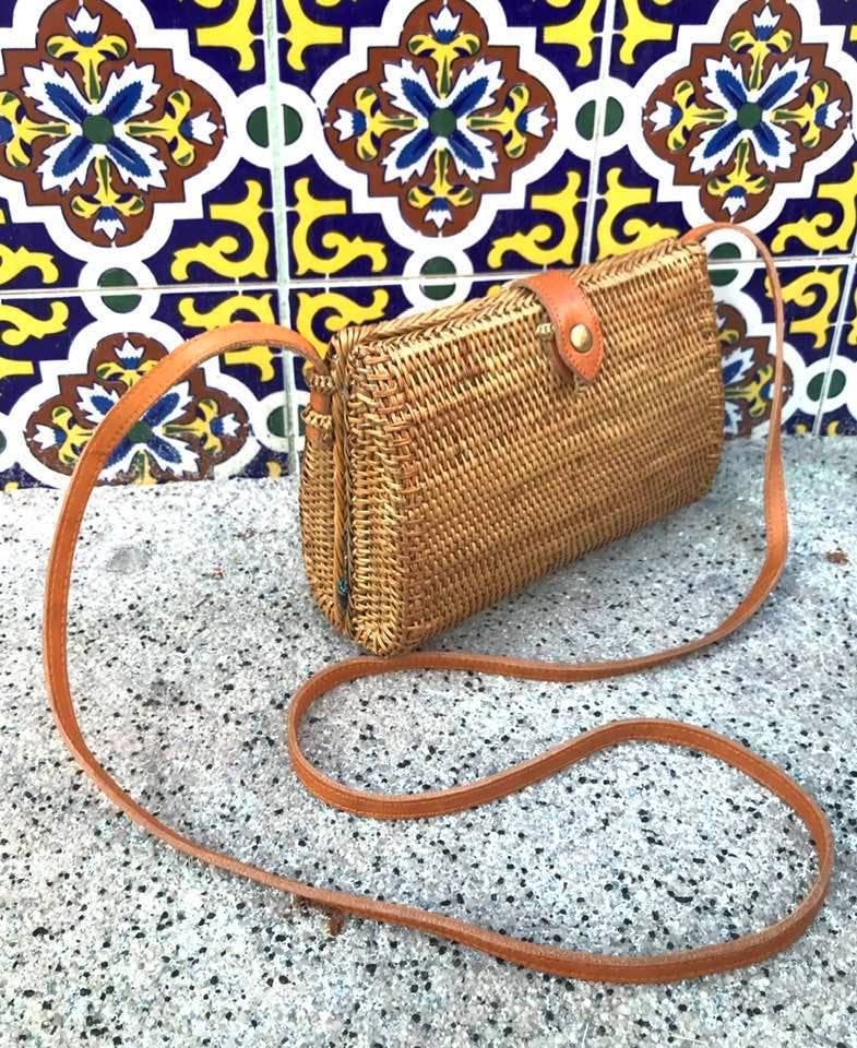 Ata Vine Teardrop Crossbody Bag