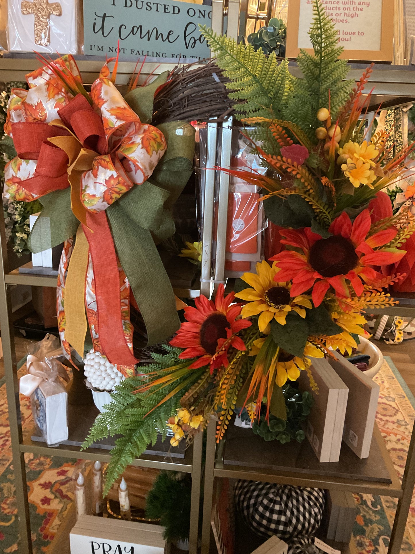 Fall flower Wreath