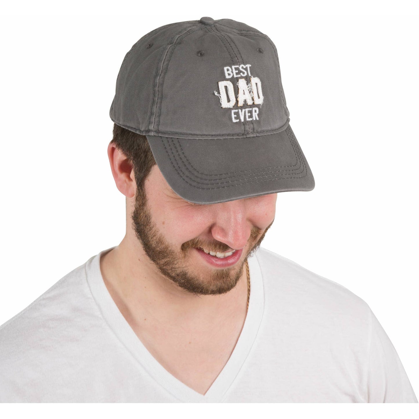 Best Dad - Dark Gray Adjustable Hat