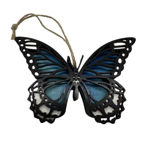 Blue Butterfly: Shelf Sitter
