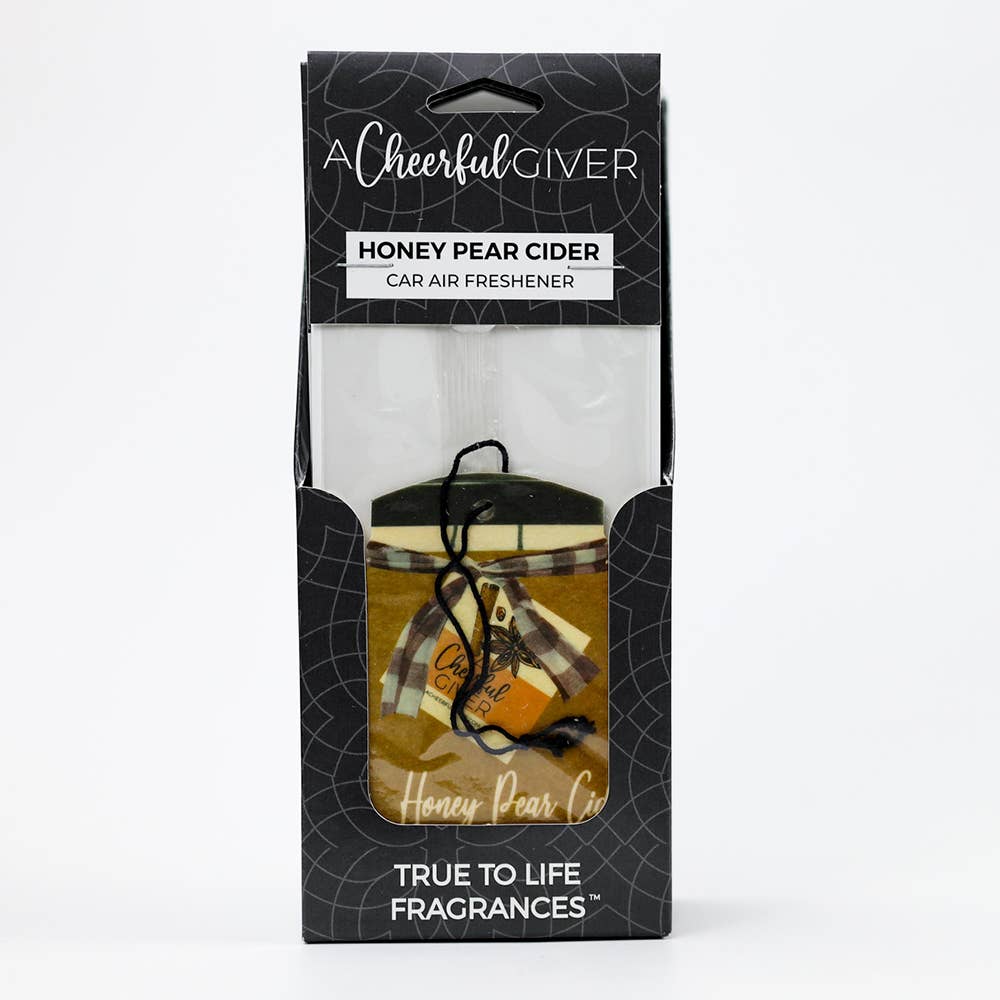 Car Air Freshener (16/box) - Honey Pear Cider
