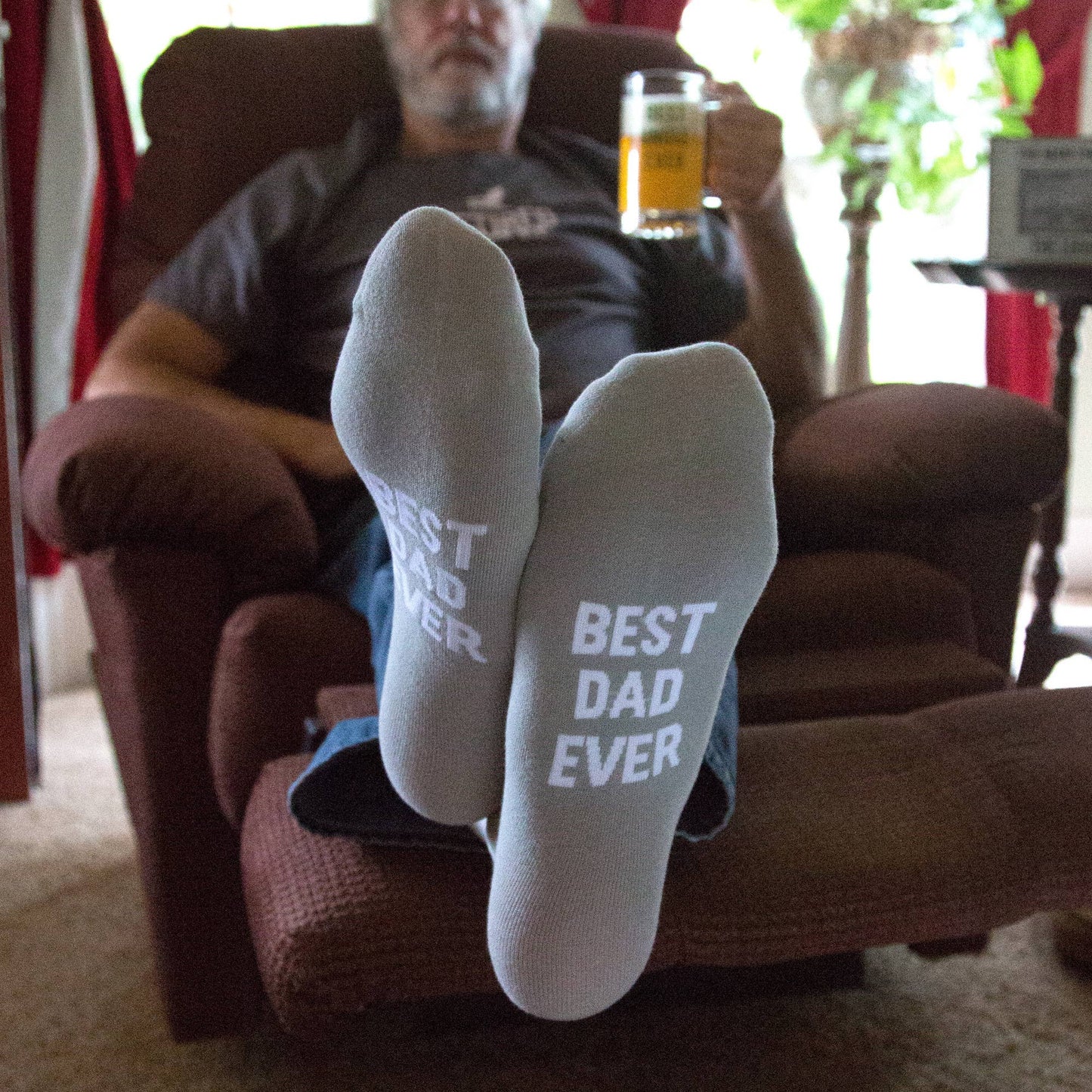 Best Dad - Men's Cotton Blend Sock