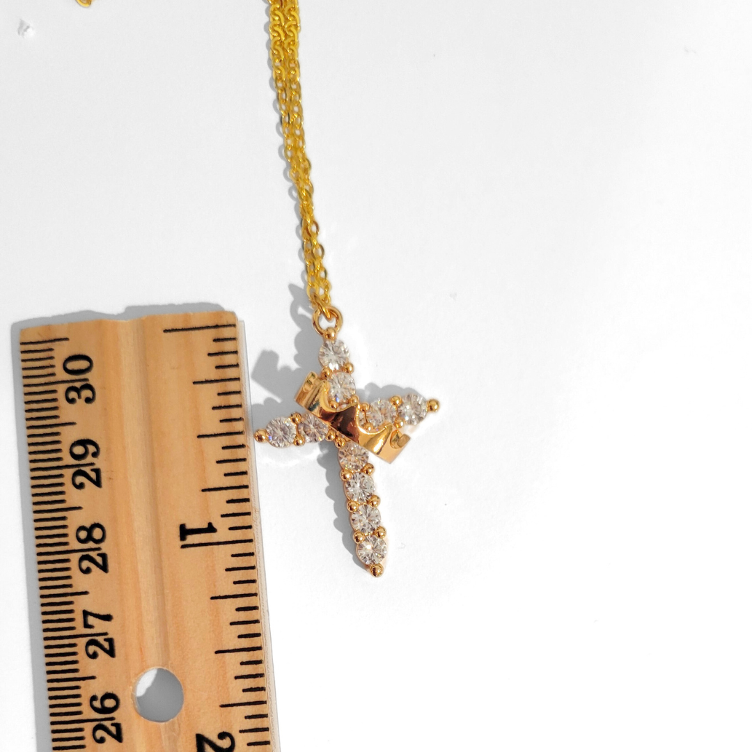 Faceted Cross Necklace | Faith Based Jewelry