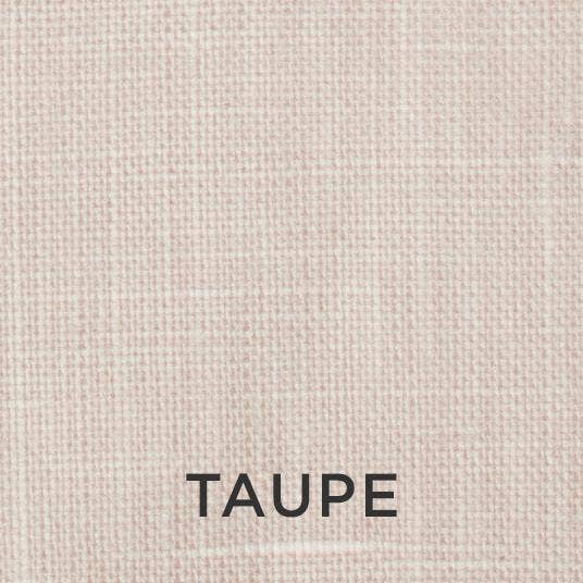 Heirloom Linen Tissue Box Cover: Taupe