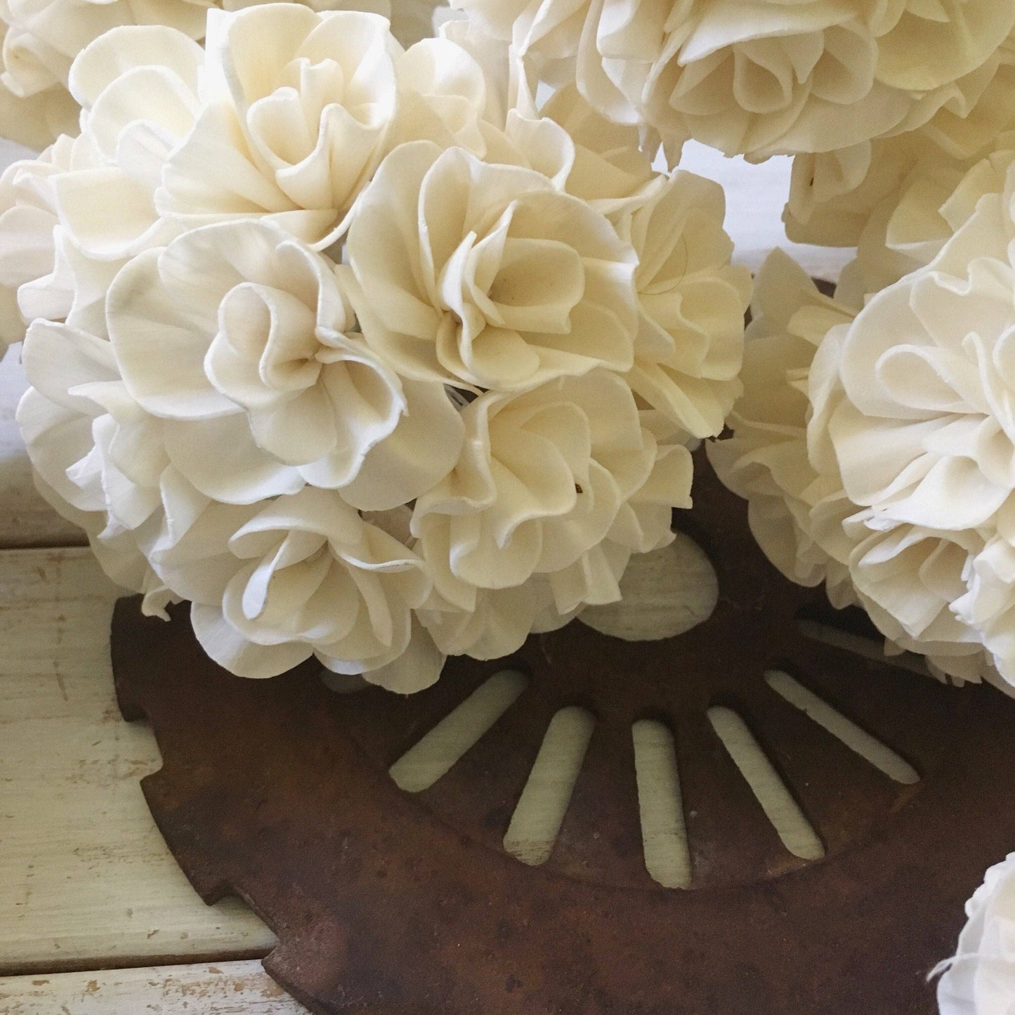 Handmade Sola Wood Artificial Flowers