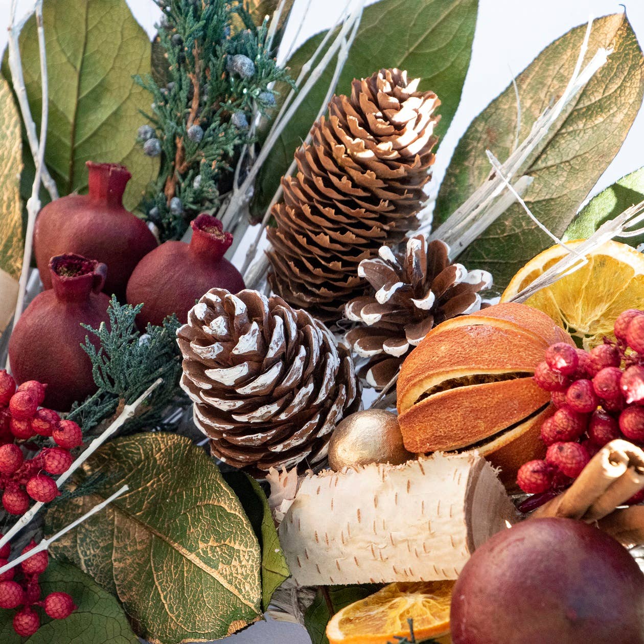 Pomegranate Citrus Wreath