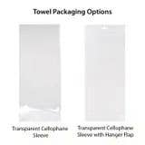Love you Enough Mom Kitchen Towel, Mother's Day Towel Gift: Transparent Cellophane Sleeve