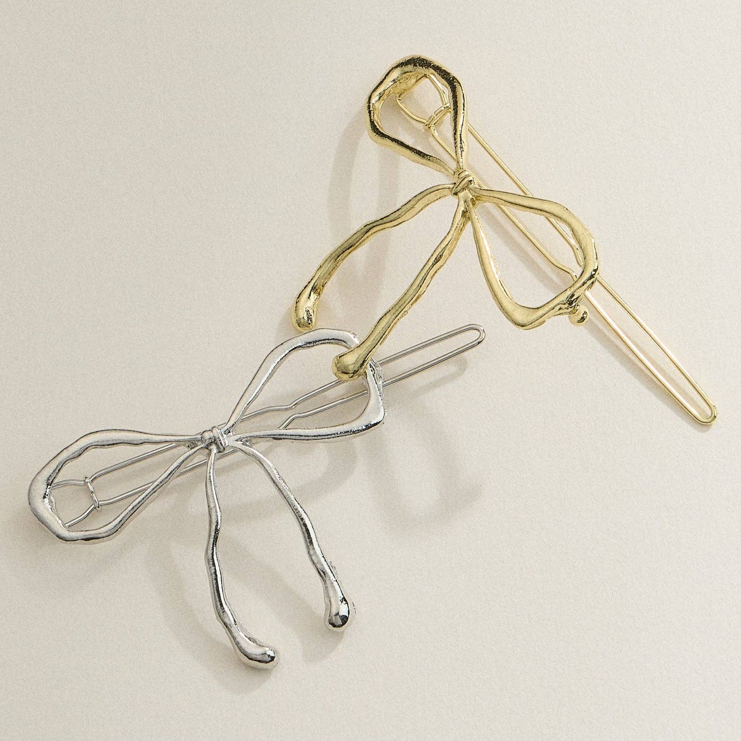 Metal Flower Hair Claw Clip: GD / ONE / 5DH88020