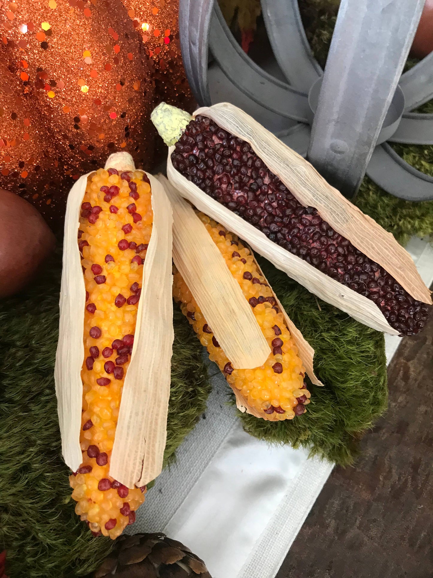 Indian Corn - Faux - 5 Inch - 6 Pieces