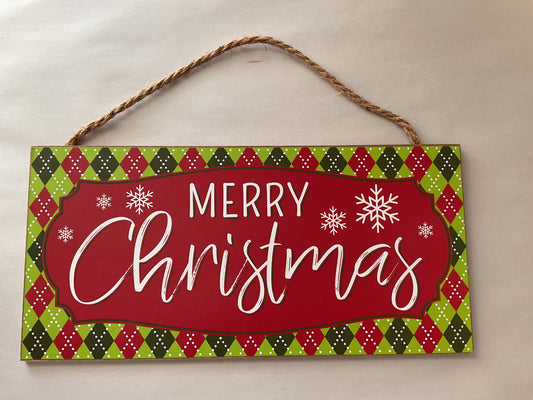 Wooden Christmas Signs