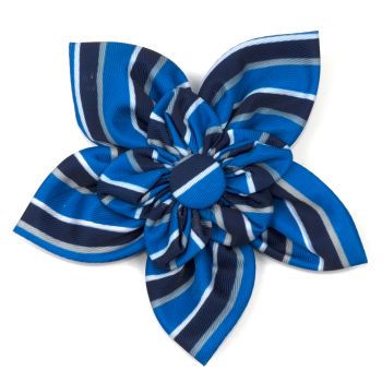 Prep Stripe Blue Flower