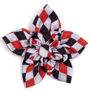 Preppy Argyle Flower
