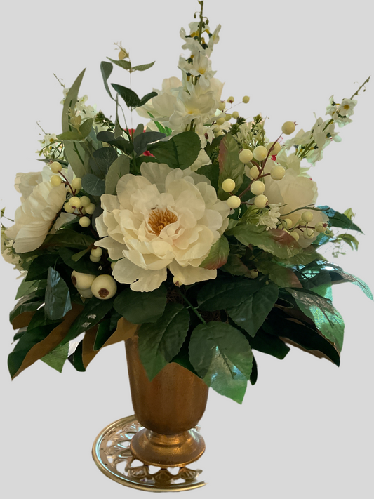 Peony Custom Design in Urn