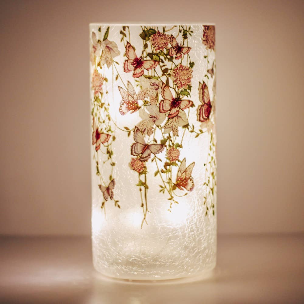 Cascading Purple LED Pillar
