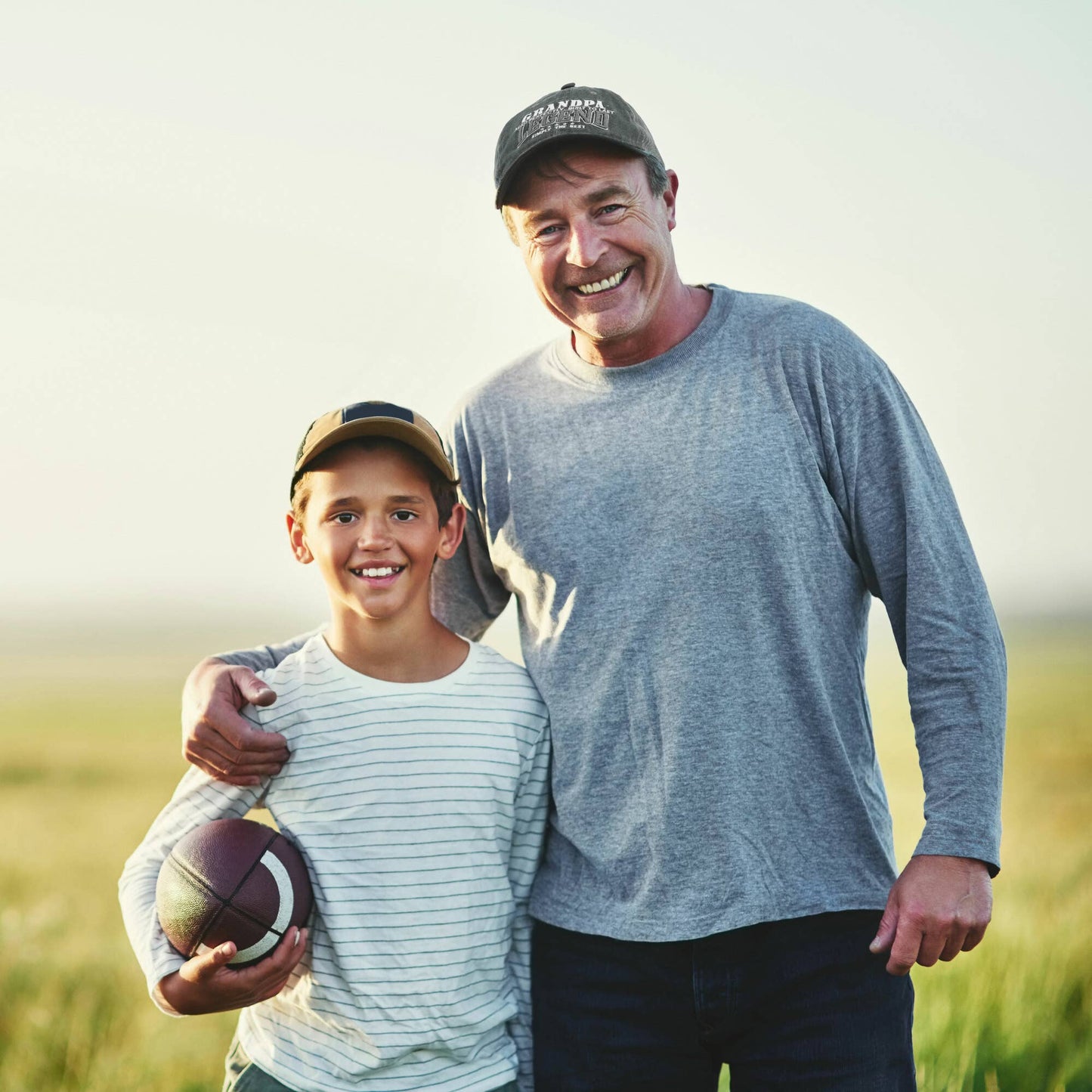 Grandpa - Dark Gray Washed Cotton Twill Hat