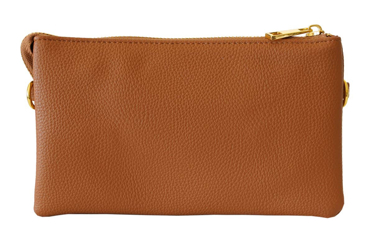 Stylish Lightweight Crossbody Organizer Bag: Pewter