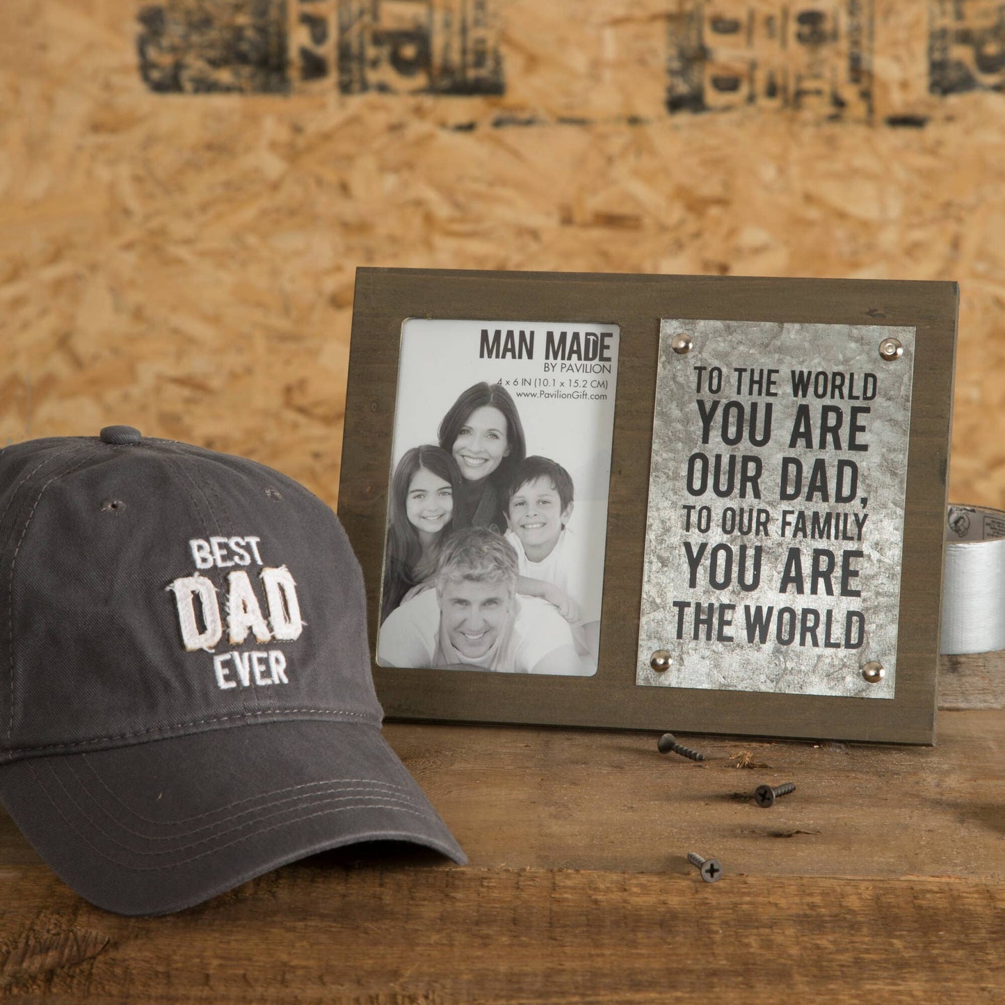 Best Dad - Dark Gray Adjustable Hat