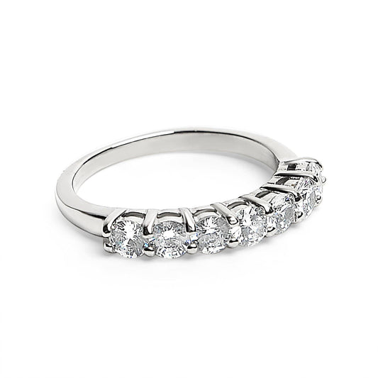 Stainless Steel CZ Ring: 8