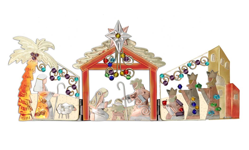 Journey To The Son Trifold Nativity Set