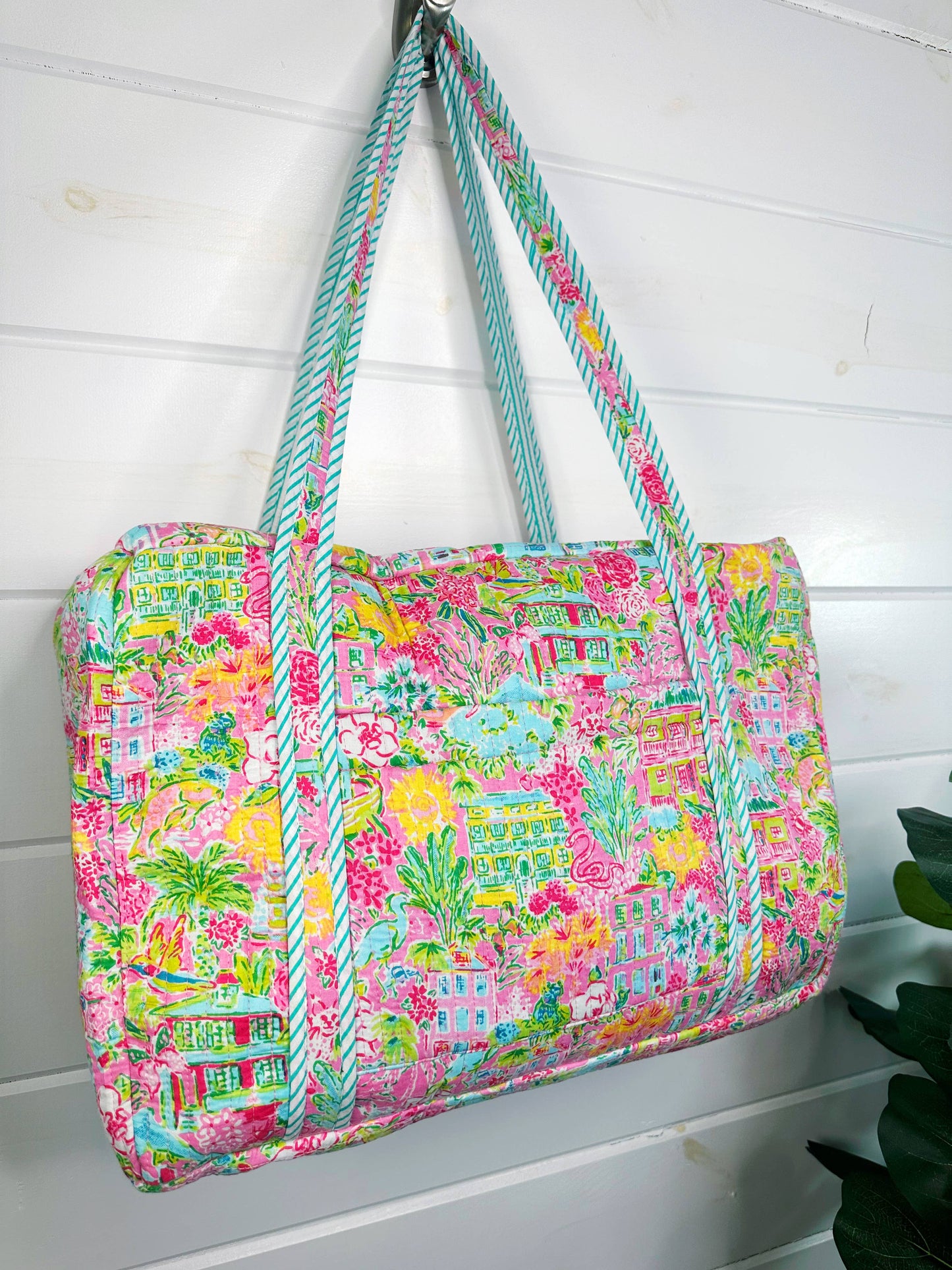 Quilted Duffle Bag | Weekender Travel Bags | Southern Town