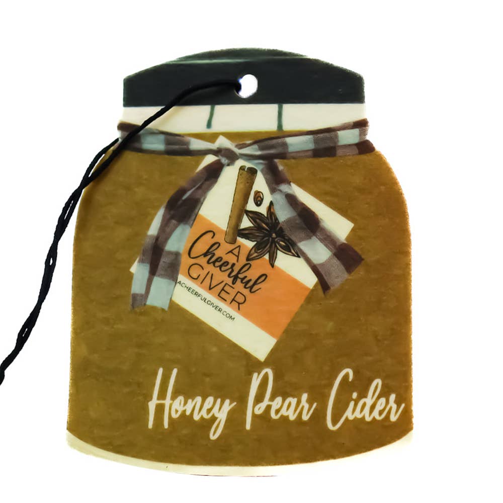 Car Air Freshener (16/box) - Honey Pear Cider