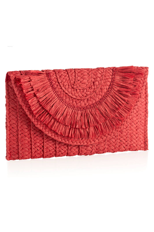 SARAH CLUTCH: Red