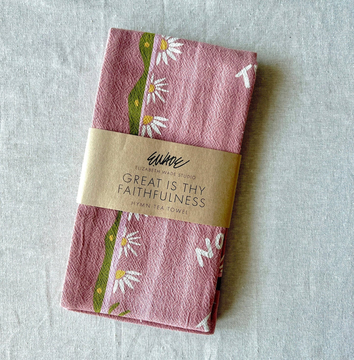 "Great is Thy Faithfulness" Hymn Tea Towel