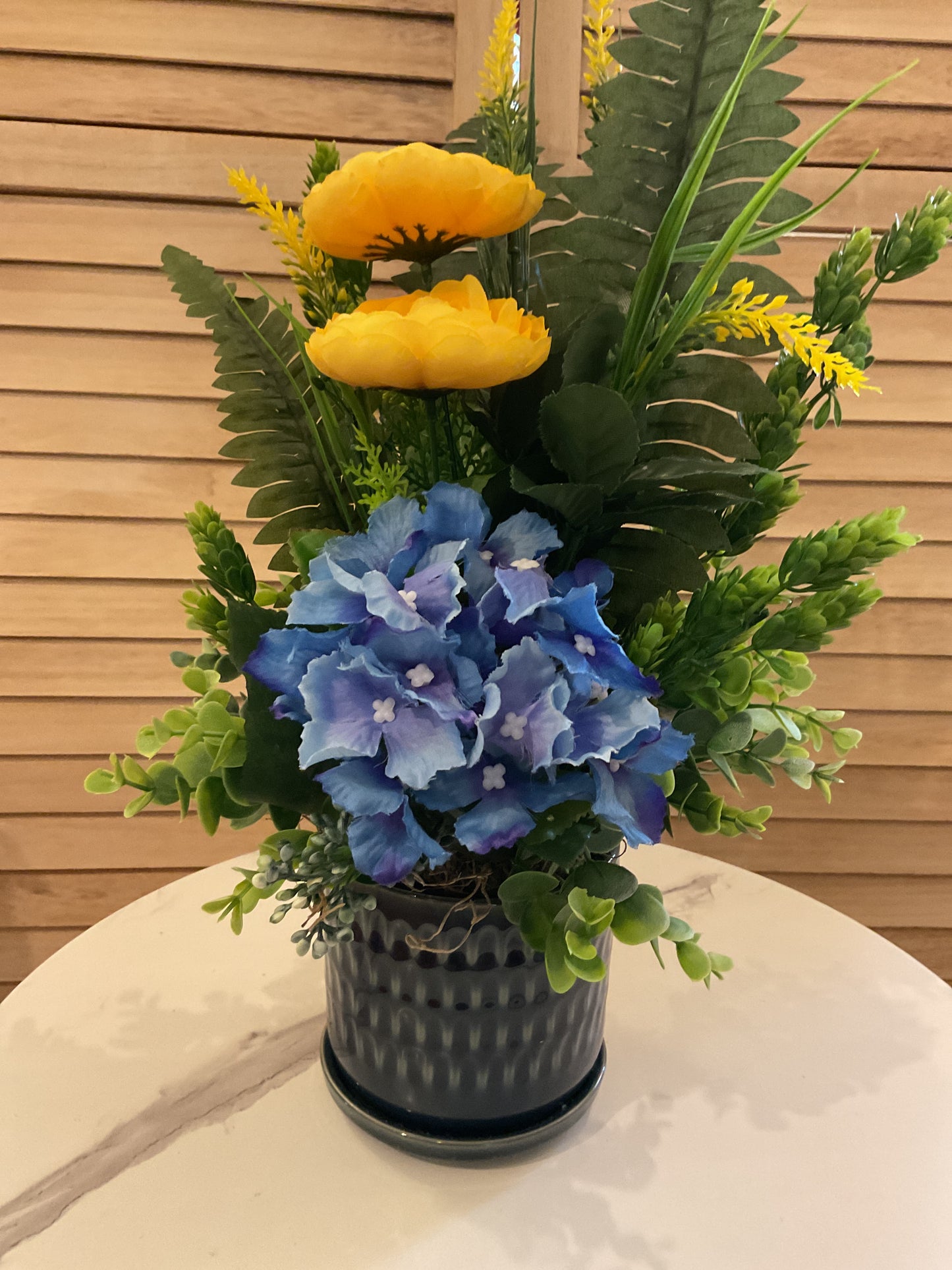 Blue Ceramic Arrangement