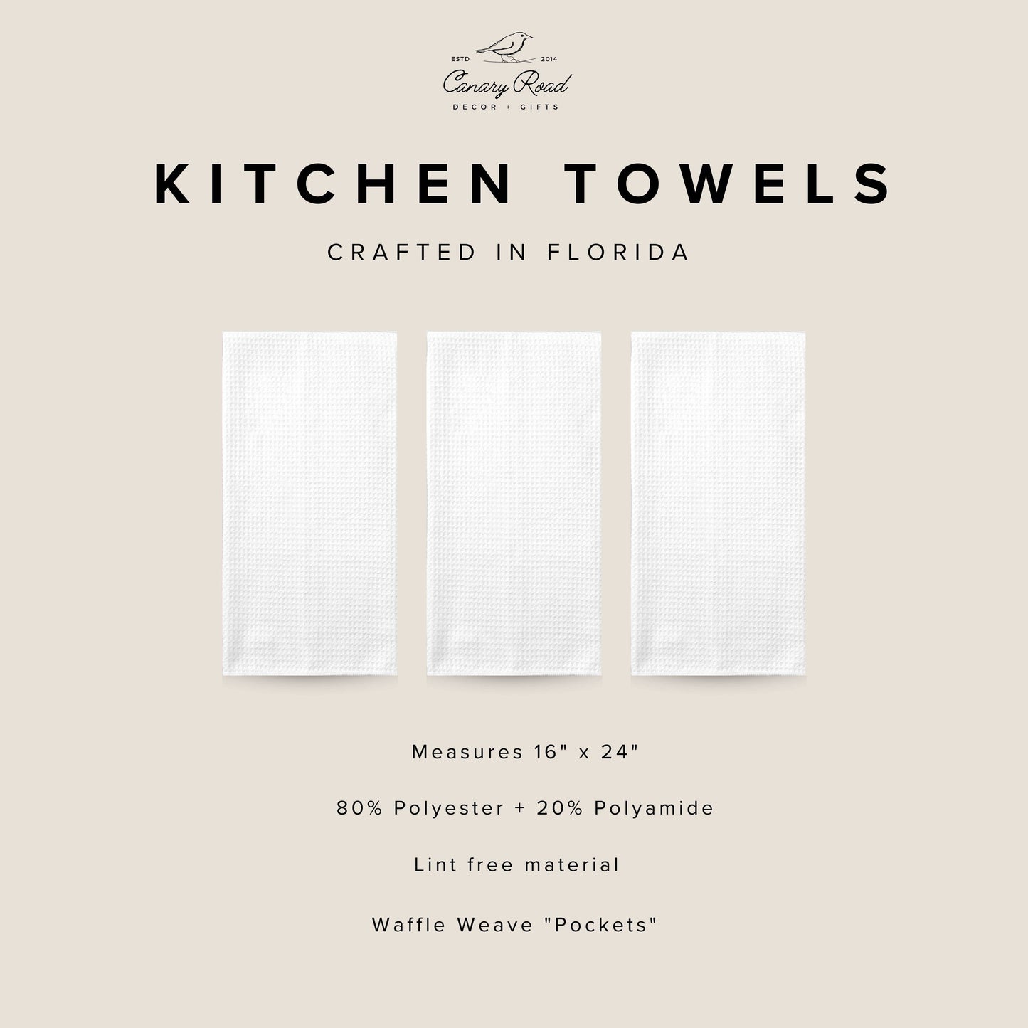Best Mom Ever Bouquet Kitchen Towel, Mother's Day Dish Towel: Transparent Cellophane Sleeve
