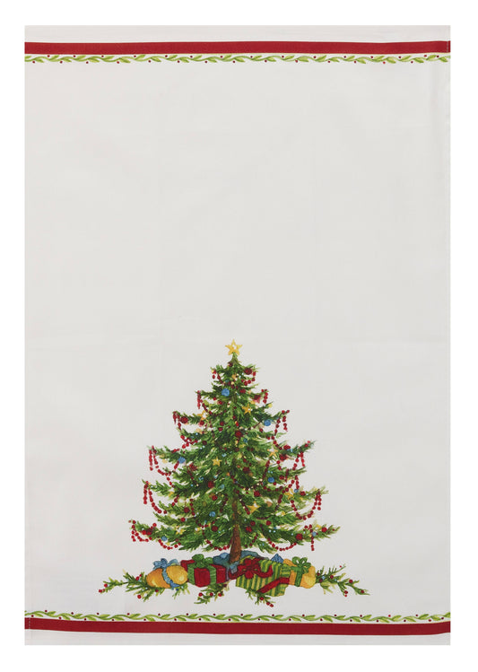 Classic Christmas Tree Kitchen Towel - Sally Eckman Roberts