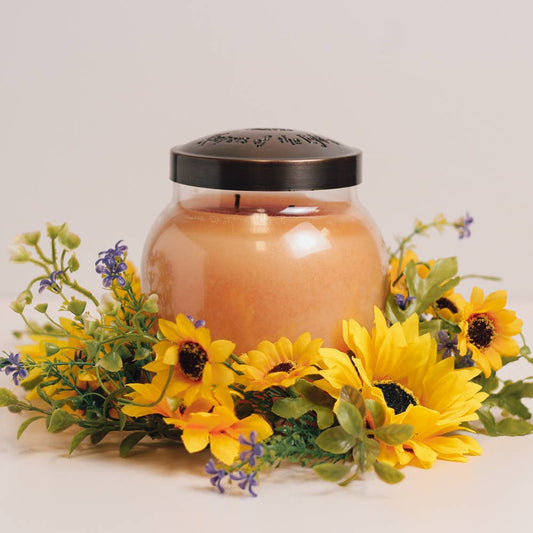Sunflower Wreath Candle Ring