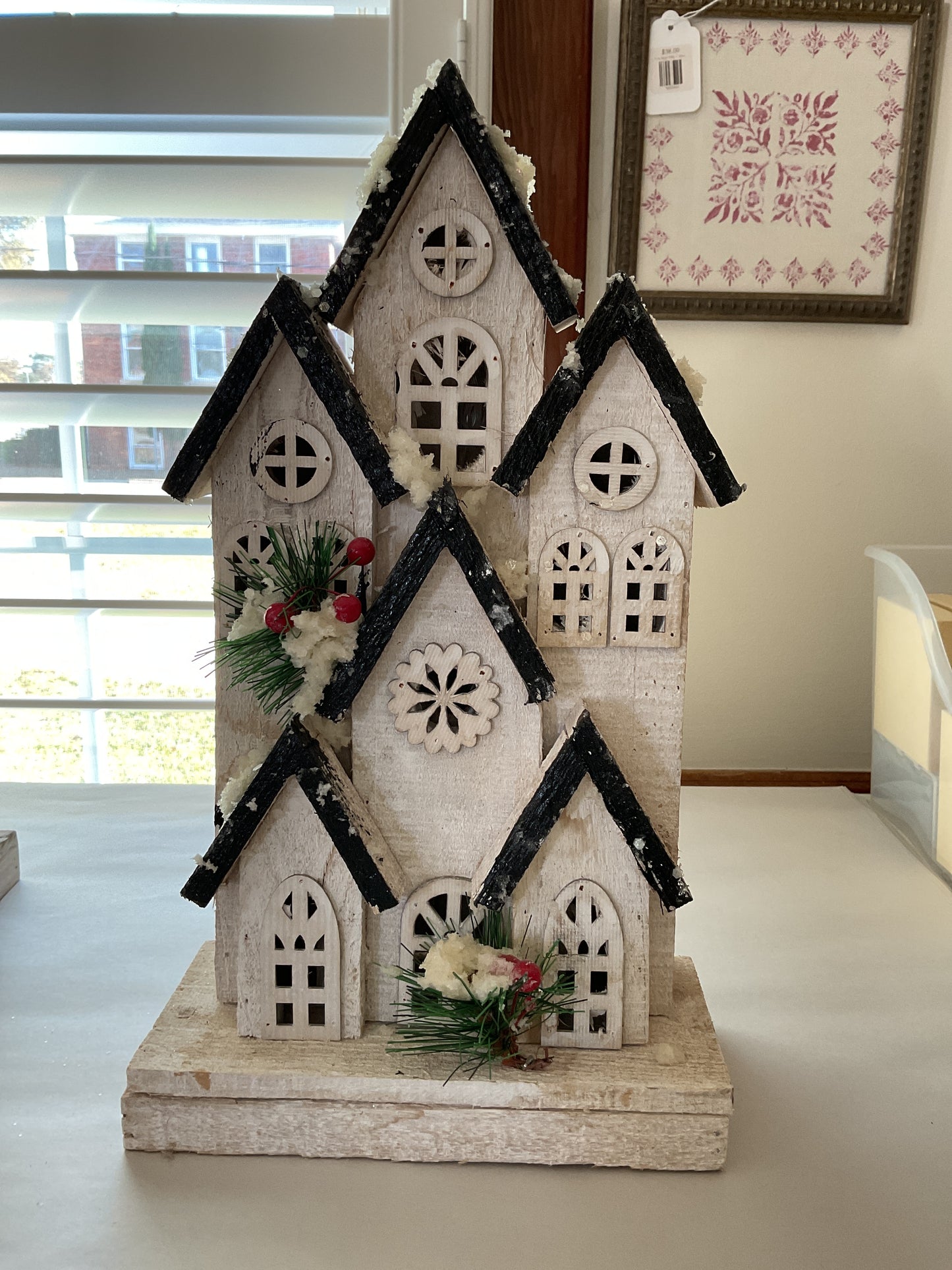 Mountain House with Snow