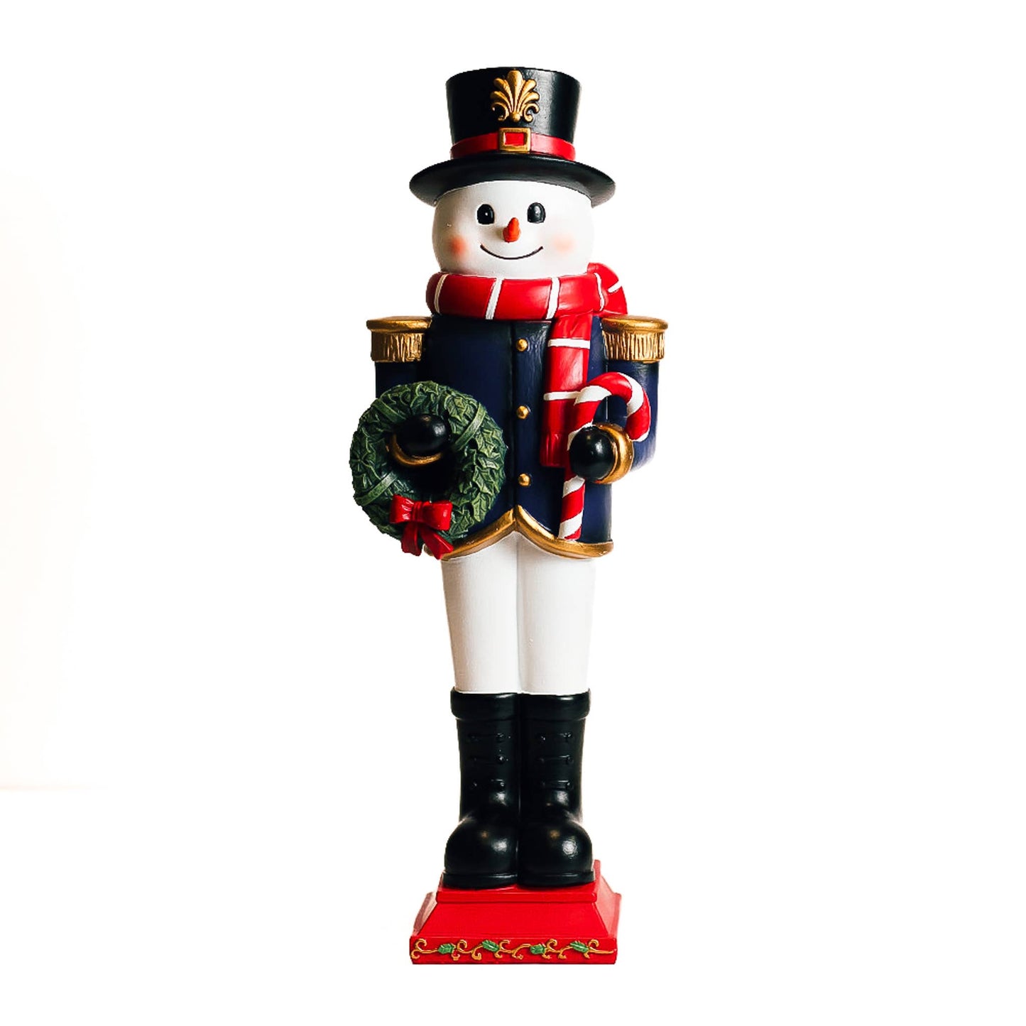 Standing Snowman Wreath