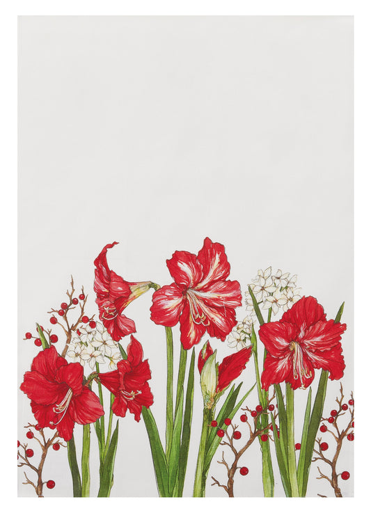 Chrismas Bloom Kitchen Towel - Sally Eckman Roberts